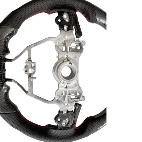 Carbon Fiber Steering Wheel Red Strip Fit For Toyota RAV4 XA50 AXAH54 11/2018-2025 SWHEEL-TA003 - Machter