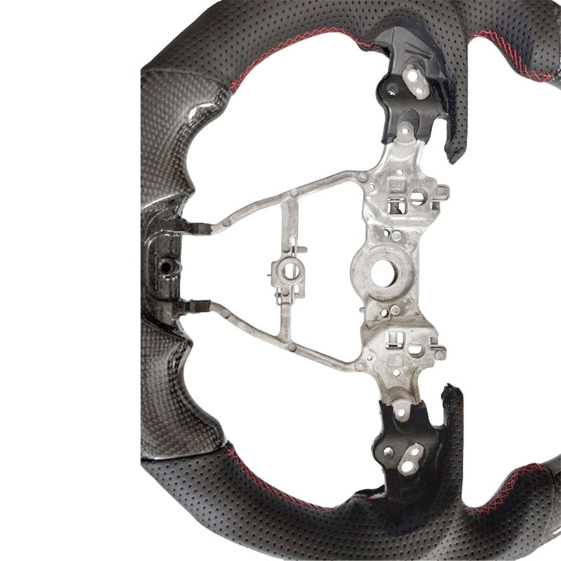 Carbon Fiber Steering Wheel Red Strip Fit For Toyota RAV4 XA50 AXAH54 11/2018-2025 SWHEEL-TA003 - Machter