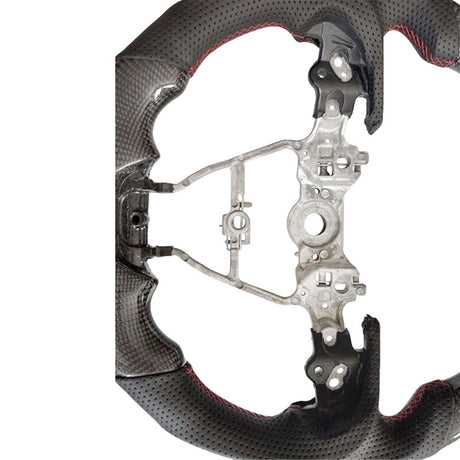 Carbon Fiber Steering Wheel Red Strip Fit For Toyota RAV4 XA50 AXAH54 11/2018-2025 SWHEEL-TA003 - Machter