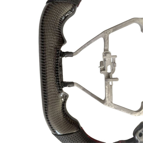 Carbon Fiber Steering Wheel Red Strip Fit For Toyota RAV4 XA50 AXAH54 11/2018-2025 SWHEEL-TA003 - Machter