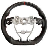 Carbon Fiber Steering Wheel Red Strip Fit For Toyota RAV4 XA50 AXAH54 11/2018-2025 SWHEEL-TA003 - Machter
