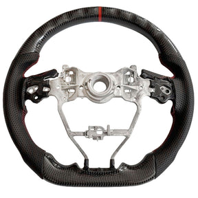 Carbon Fiber Steering Wheel Red Strip Fit For Toyota RAV4 XA50 AXAH54 11/2018-2025 SWHEEL-TA003 - Machter