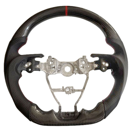 Carbon Fiber Steering Wheel Red Strip Fit For Toyota RAV4 XA50 AXAH54 11/2018-2025 SWHEEL-TA003 - Machter