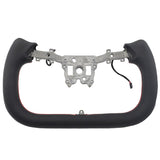 Carbon Fiber Yoke Steering Wheel Red Strip Fit For Tesla Model 3 Highland 2023-2025 SWHEEL-TSL001 - Machter
