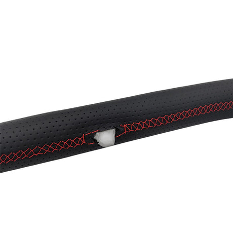Carbon Fiber Yoke Steering Wheel Red Strip Fit For Tesla Model 3 Highland 2023-2025 SWHEEL-TSL001 - Machter