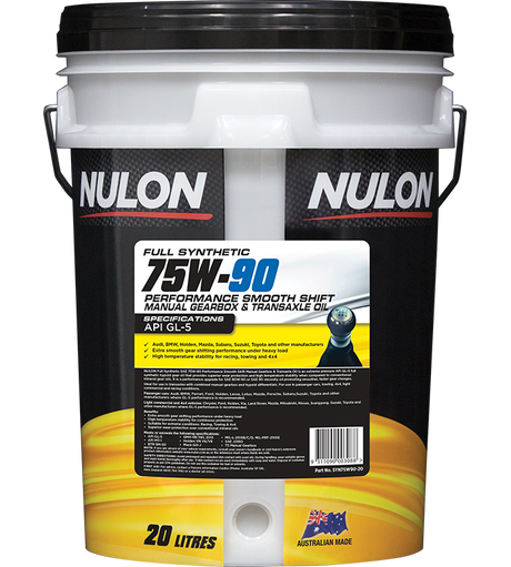 Full Synthetic 75W-90 Performance Manual, Transaxle Oil - Nulon | Universal Auto Spares