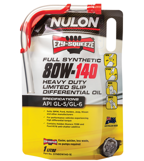 Full Synthetic 80W-140 Heavy Duty Limited Slip Differential Oil - Nulon 1L