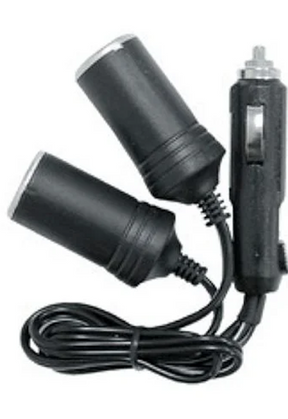 Cigarette Lighter Accessory Socket With 2 Seperate Outlets - Charge