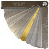 Feeler Gauge 32 Blade Metric & SAE Brass Blade - Tool King