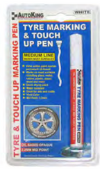 Tyre Marking & Touch Pen White - AUTOKING