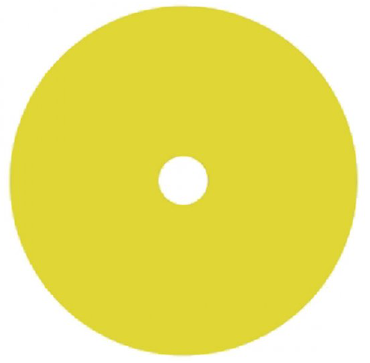 Polishing Pad Velcro Yellow 180mm x 30mm - Q Brand