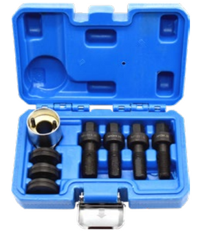 8 Piece Wheel Stud & Hub Bolt Hole Thread Repair Set - PKTool