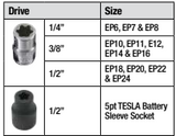 15 Piece Star PLUS Socket Set - PKTool