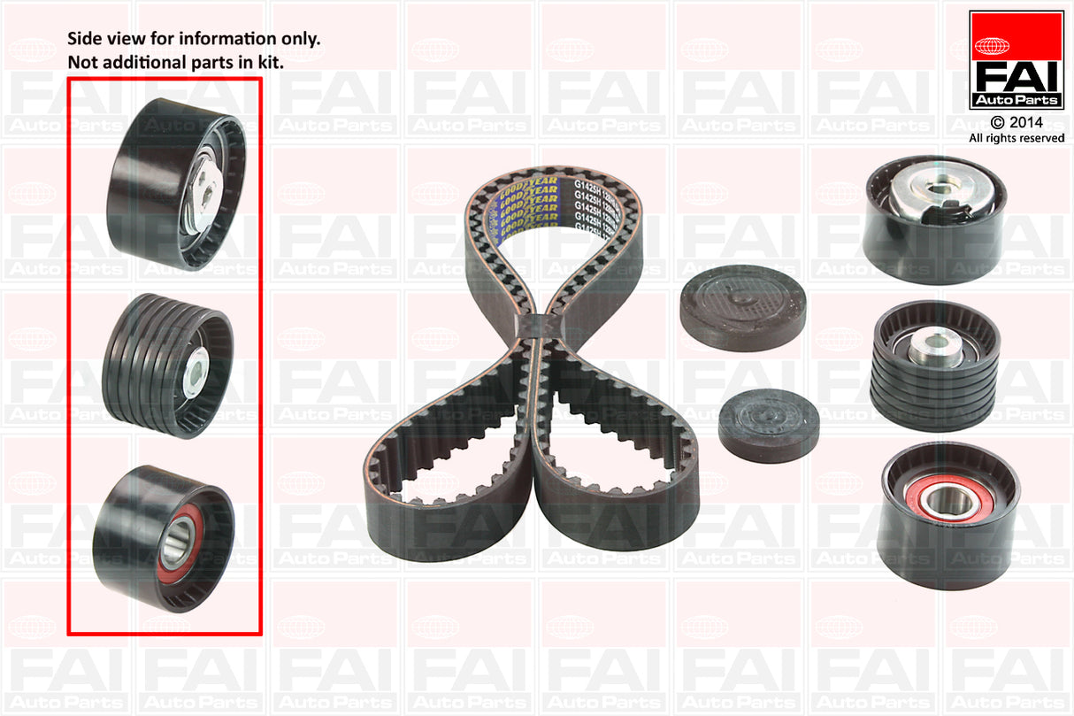 Ren F4R.744 Timing Belt Kit T1284BKT - Austral