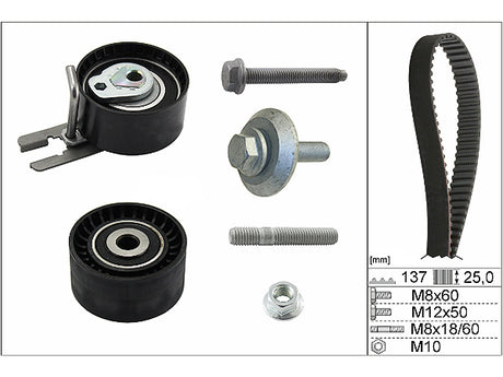 Peugeot DV6TED4 Timing Belt Kit T1608AKT - Austral | Universal Auto Spares