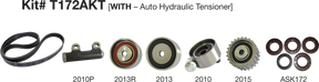 Subaru SOHC After 7/98 Timing Belt Kit T172AKT - Austral | Universal Auto Spares