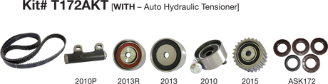 Subaru SOHC After 7/98 Timing Belt Kit T172AKT - Austral | Universal Auto Spares
