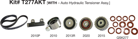 Subaru DOHC After 7/98 Timing Belt Kit T277AKT - Austral | Universal Auto Spares