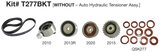Subaru DOHC After 7/98 Timing Belt Kit T277BKT - Austral | Universal Auto Spares