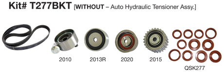 Subaru DOHC After 7/98 Timing Belt Kit T277BKT - Austral | Universal Auto Spares
