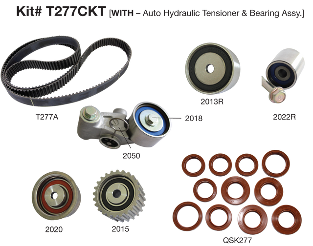 Subaru DOHC 8/98> Timing Belt Kit T277CKT - Austral | Universal Auto Spares
