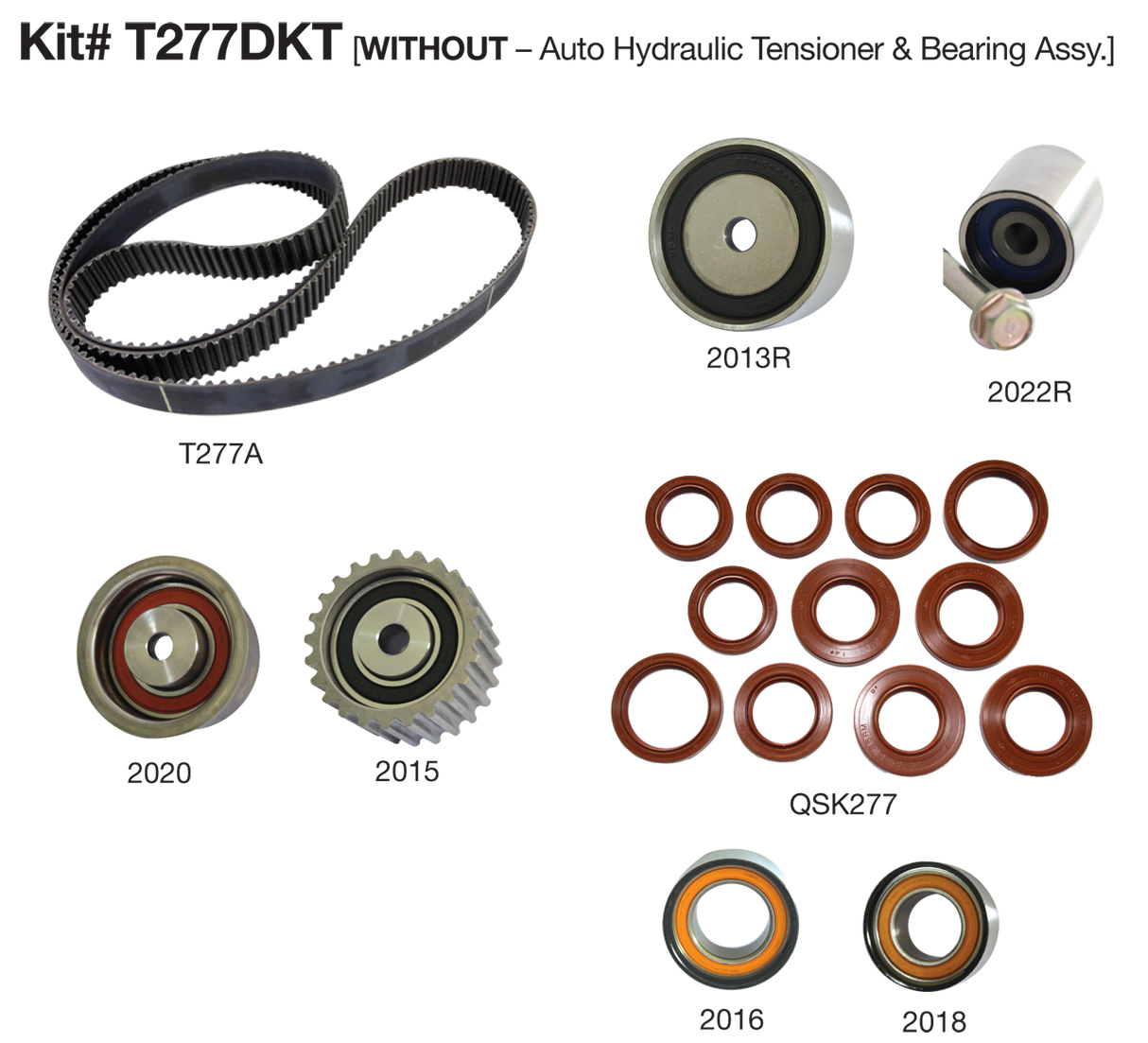 Subaru DOHC 8/98 > Timing Belt Kit T277DKT - Austral | Universal Auto Spares
