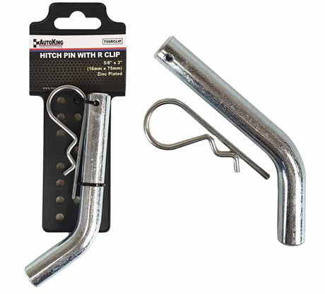 Hitch Pin with R Clip 5/8" x 3" (16mm x 75mm) - AUTOKING | Universal Auto Spares