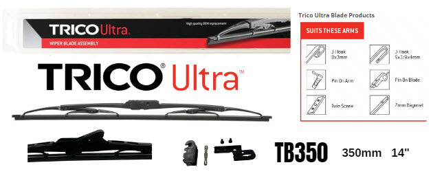 Ultra OEM Quality Blade Assembly 350MM 14" (Single) TB350 - Trico | Universal Auto Spares