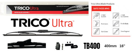 Ultra OEM Quality Blade Assembly 400MM 16" (Single) TB400 - Trico | Universal Auto Spares