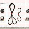 Timing Belt Kit Land Rover FREELANDER 2.5L V6 LRTK4 - FAI
