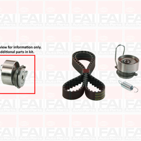 Timing Belt Kit Honda Civic Hybrid 1.3L SOHC HNTK36 - FAI