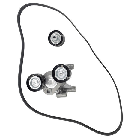 Drive Belt Tensioner Pulley Assembly Fit For Ford Ranger PX 5Cyl 3.2L 3198cc Turbo Diesel DI 20V DOHC 7PK3105 09/2011-07/2019 TBKIT-FD001 - Machter