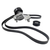 Drive Belt Tensioner & Pulley Kit Fit For Toyota Landcruiser UZJ100 For Lexus LX470 UZJ100 4.7L 2UZFE 4WD 08/2002-ON Only TBKIT-TA002 - Machter