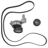 Drive Belt Tensioner & Pulley Kit Fit For Toyota Landcruiser UZJ100 For Lexus LX470 UZJ100 4.7L 2UZFE 4WD 08/2002-ON Only TBKIT-TA002 - Machter