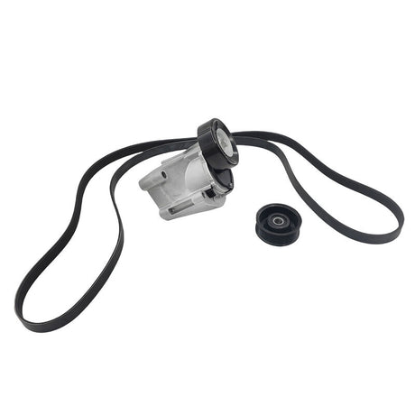 Drive Belt Tensioner & Pulley Kit Fit For Toyota Landcruiser UZJ100 For Lexus LX470 UZJ100 4.7L 2UZFE 4WD 08/2002-ON Only TBKIT-TA002 - Machter