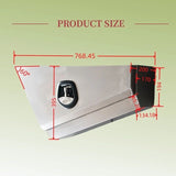 Pair Aluminium 780mm Double Tapered Under Tray Ute Tool Box + Flare Mud Guards TBOX-002 - Machter