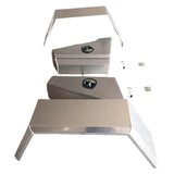 Pair Aluminium 780mm Double Tapered Under Tray Ute Tool Box + Flare Mud Guards TBOX-002 - Machter