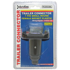 Trailer Connector Small Plastic Female Socket 7 Pin - AUTOKING