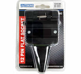 Trailer Socket 12 Pin Flat With Nylon Housing - AUTOKING