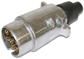 Trailer Connector Round Metal Male Plug 7 Pin - AUTOKING