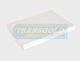 Cabin Filter Fits Audi WACF0016 TCF103 - Transgold | Universal Auto Spares