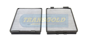 Cabin Filter Fits Bmw 5 Series (E9) 2pc Set WACF0010 (RCA126C) (2PCS) TCF126 - Transgold | Universal Auto Spares