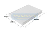 Cabin Filter Fits Audi / VW WACF0039 TCF139 - Transgold | Universal Auto Spares