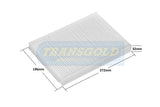 Cabin Filter Fits Volvo XC, S80 / Landrover WACF0080 TCF190 - Transgold | Universal Auto Spares