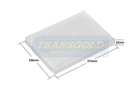Cabin Filter Fits Volvo XC, S80 / Landrover WACF0080 TCF190 - Transgold | Universal Auto Spares