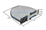 Cabin Filter Fits Mercedes C / E 07-On WACF0119 TCF299 - Transgold | Universal Auto Spares