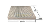 Cabin Filter Fits Holden ZB Commodore, BK Astra WACF0249 TCF356 - Transgold | Universal Auto Spares