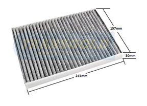 Cabin Air Filter Fits Tesla Model S A/C Jun-2012-2015 TCF382 - Transgold | Universal Auto Spares