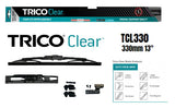 Clear Conventional Wiperblade 330MM 13" TCL330 - Trico | Universal Auto Spares