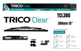Clear Trade Quality Blade Assembly 380MM 15" (Single) TCL380 - Trico | Universal Auto Spares